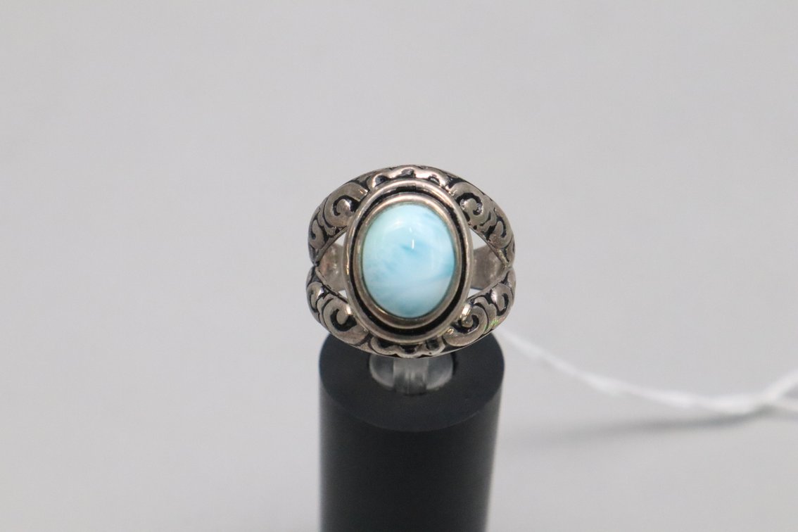 Blue Larimar Ring