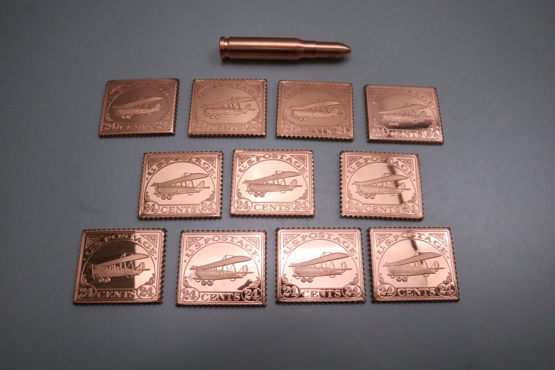 Copper Postage Stamps