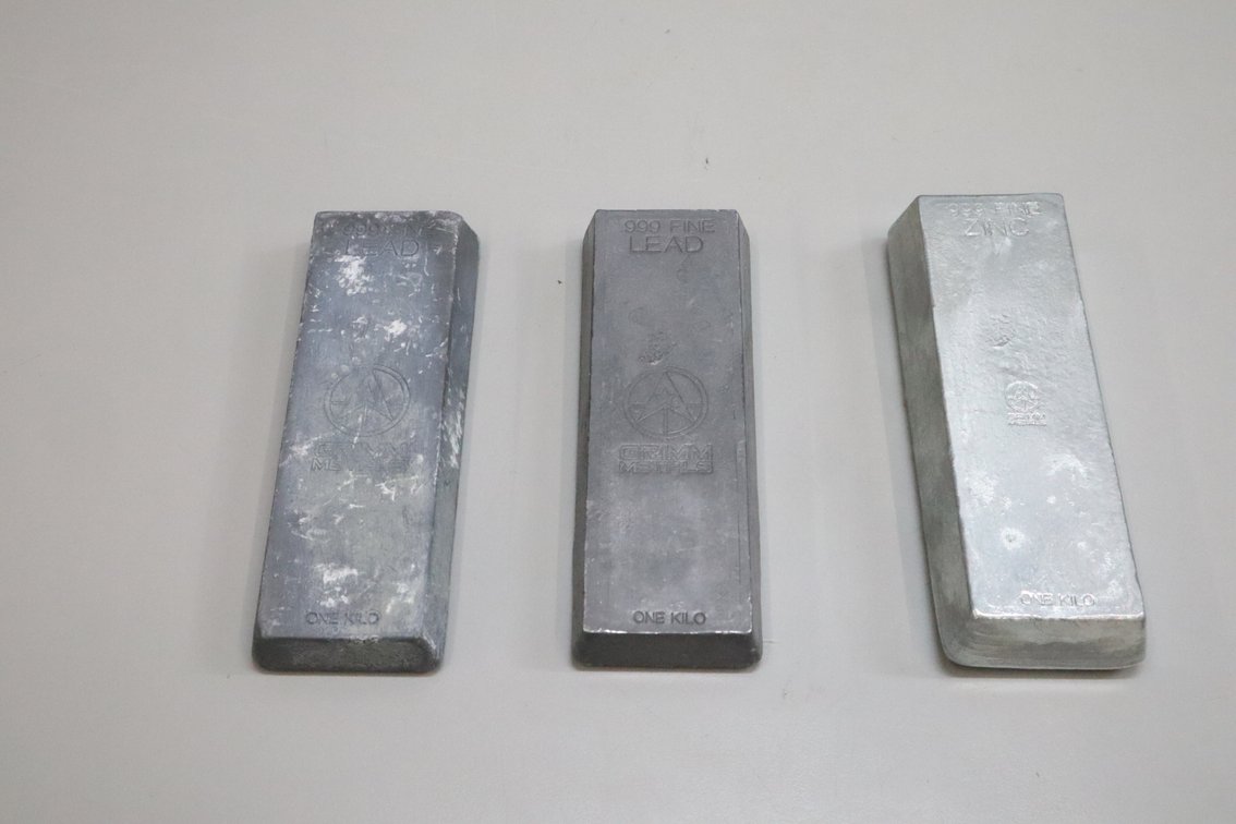 Zinc And Lead Bricks