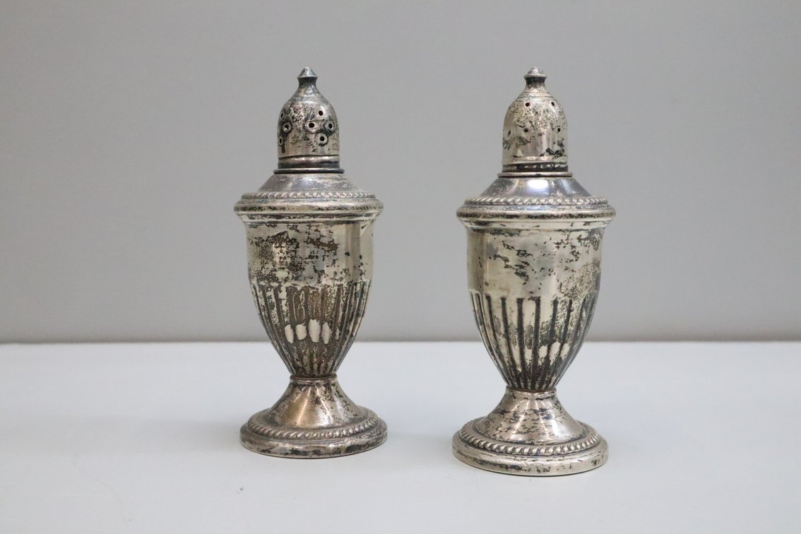 Sterling Silver Salt And Pepper Shaker