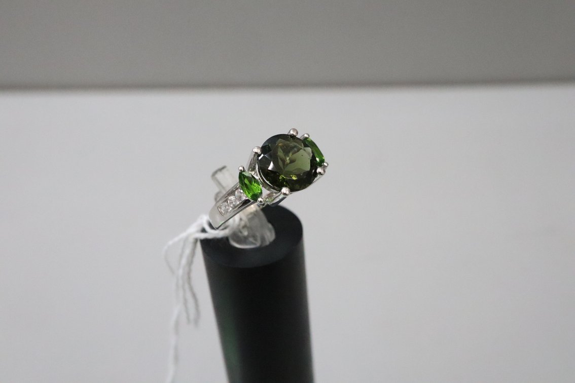 Moldavite Ring