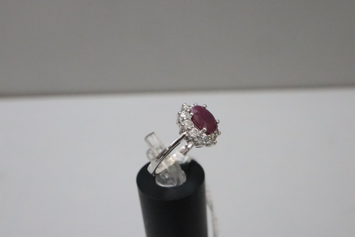 Oval India Ruby Ring