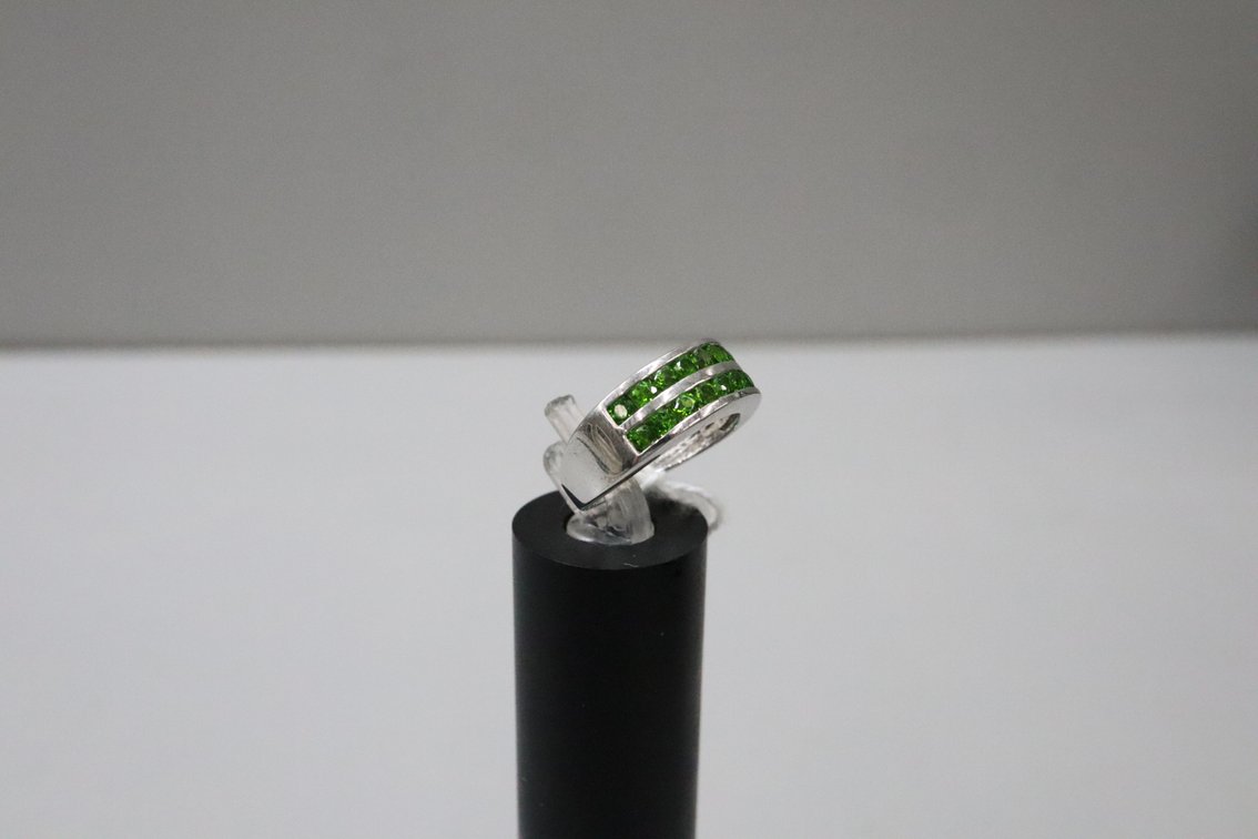 Russian Chrome Diopside Ring