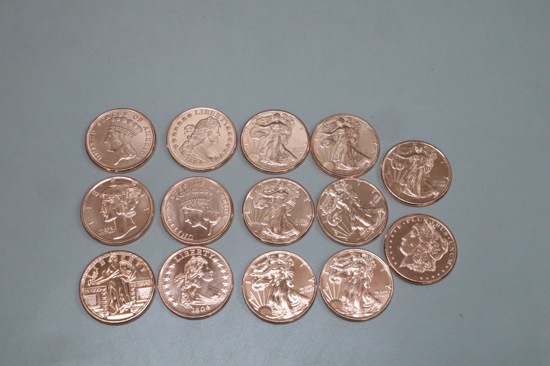 Copper Bullion Rounds