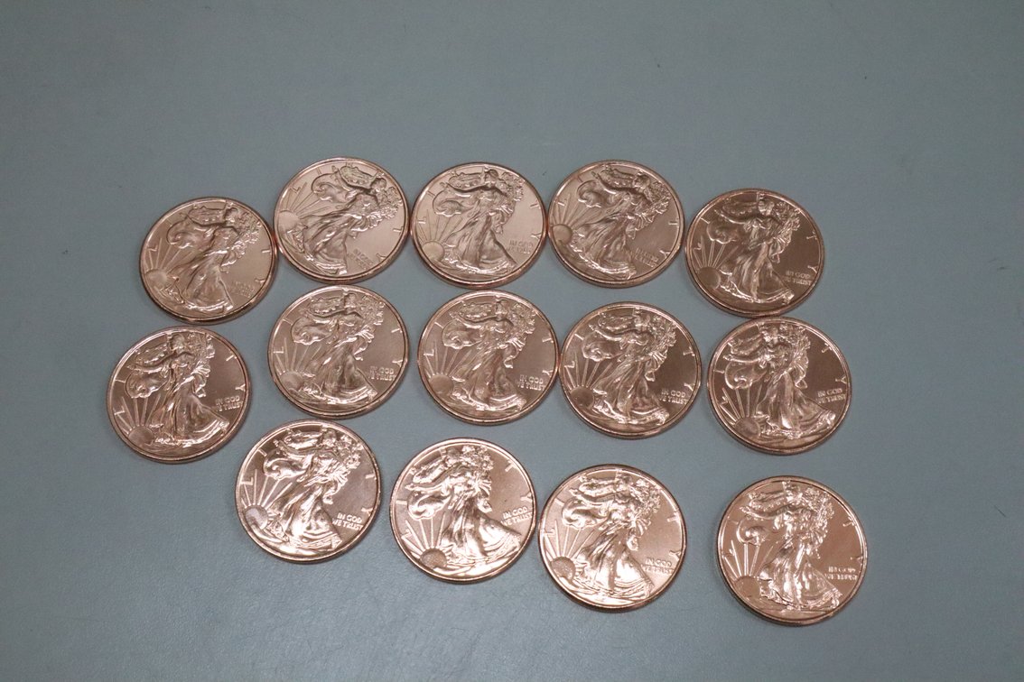 Copper Bullion Rounds
