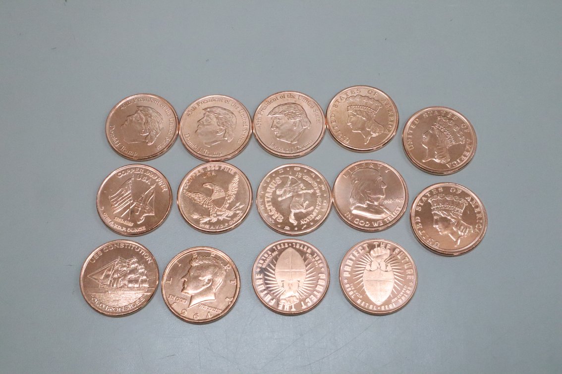 Copper Bullion Rounds
