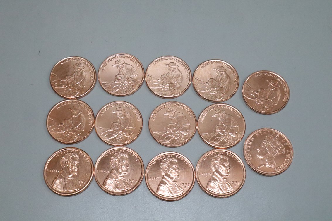 Copper Bullion Rounds