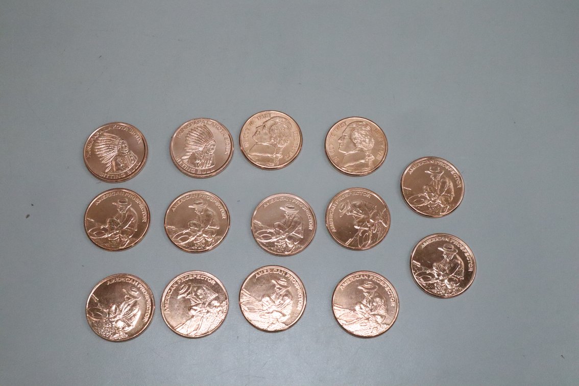 Copper Bullion Rounds