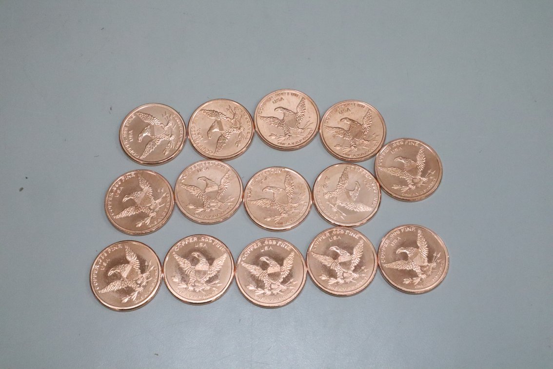 Copper Bullion Rounds