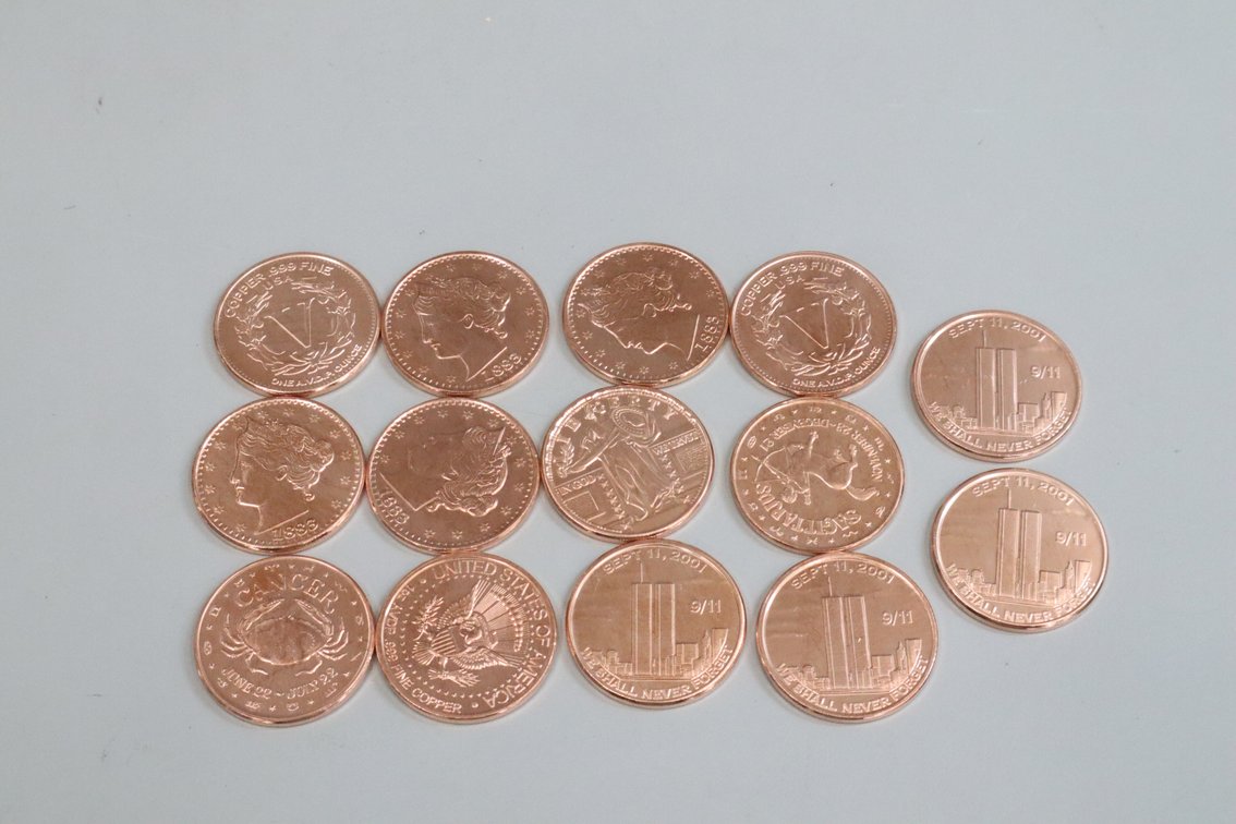 Copper Bullion Rounds