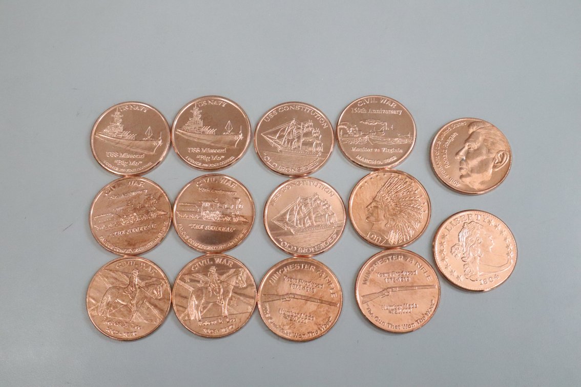 Copper Bullion Rounds