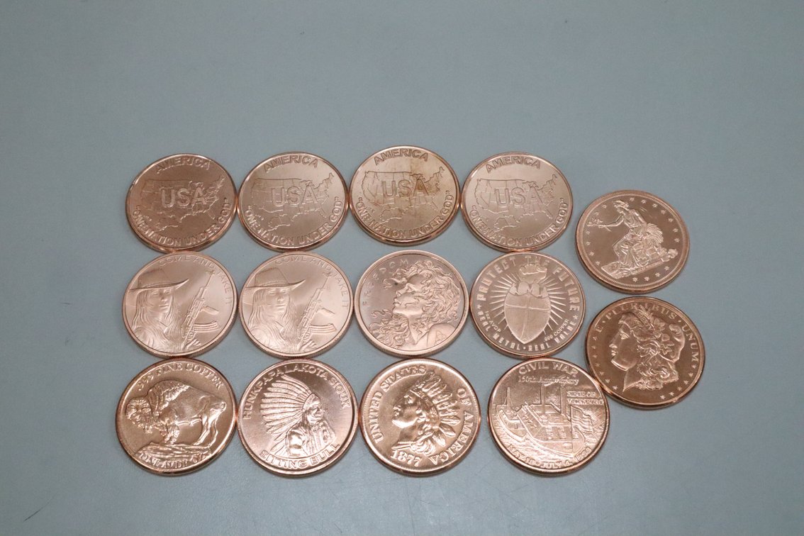 Copper Bullion Rounds
