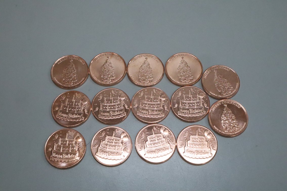 Copper Bullion Rounds