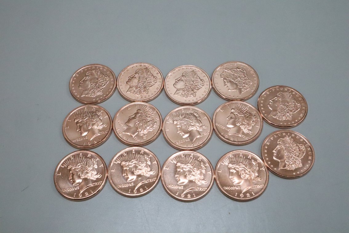 Copper Bullion Rounds