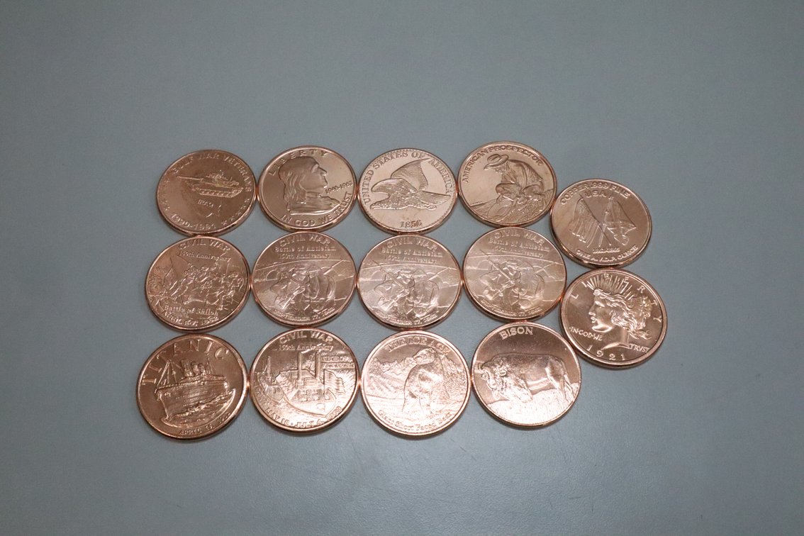 Copper Bullion Rounds