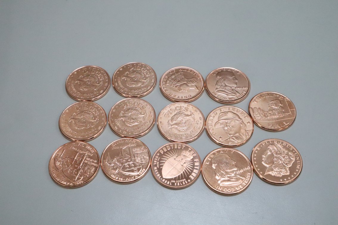Copper Bullion Rounds