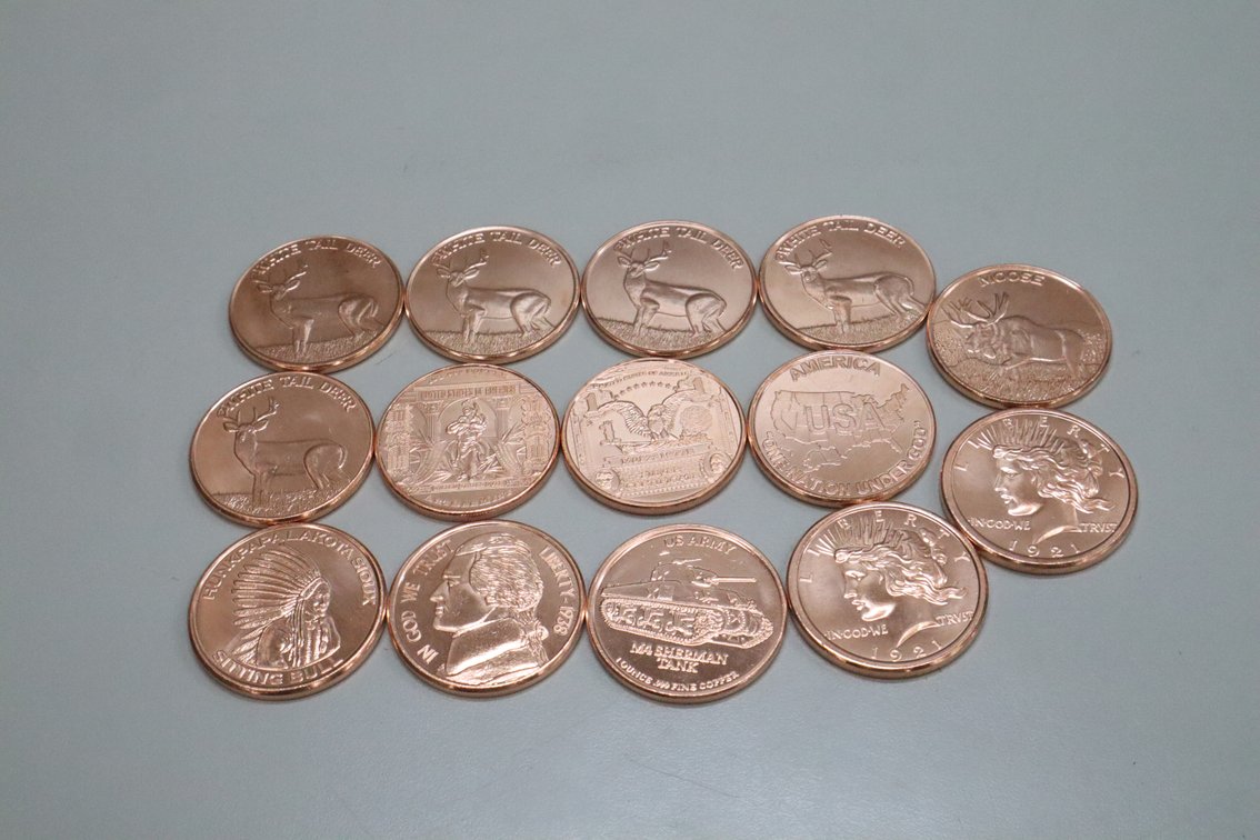 Copper Bullion Rounds