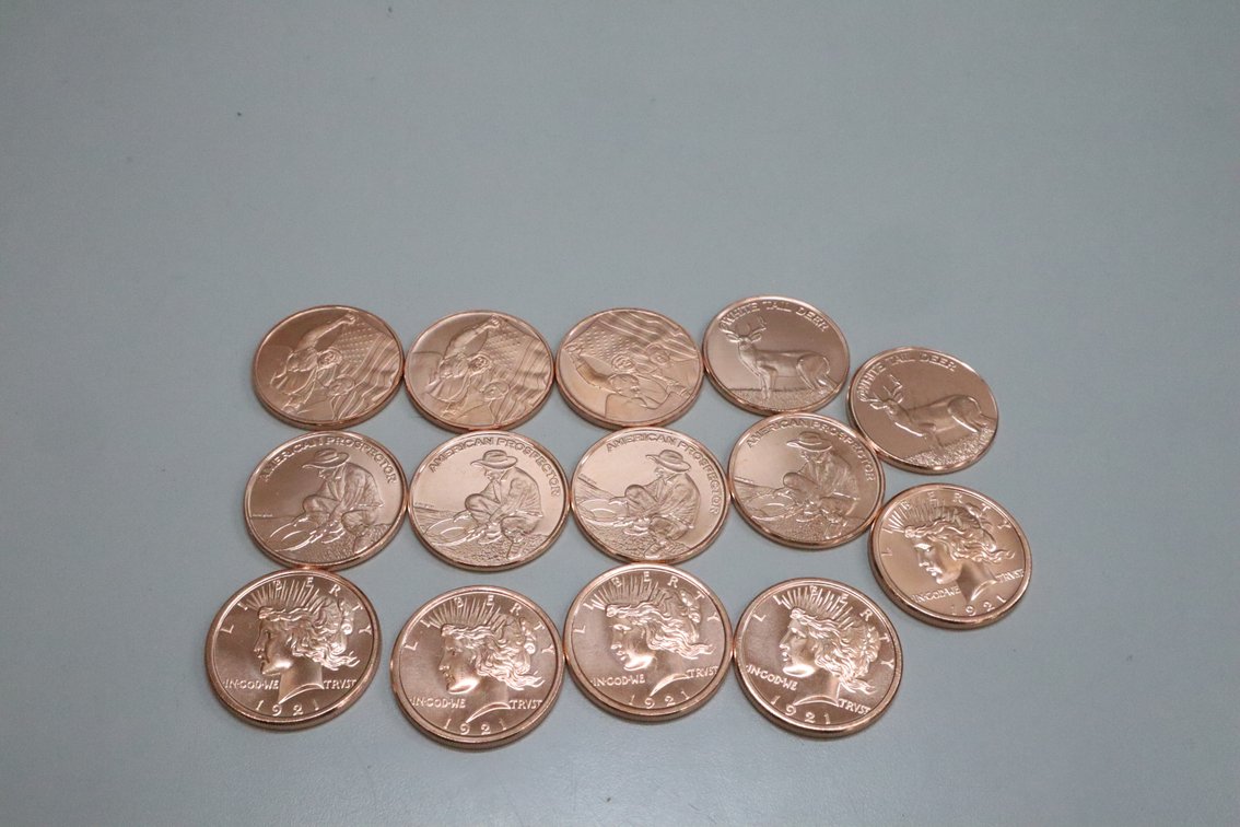 Copper Bullion Rounds