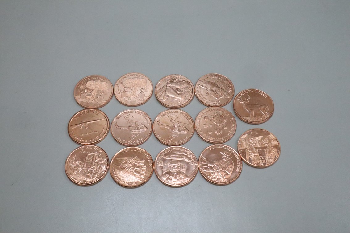 Copper Bullion Rounds