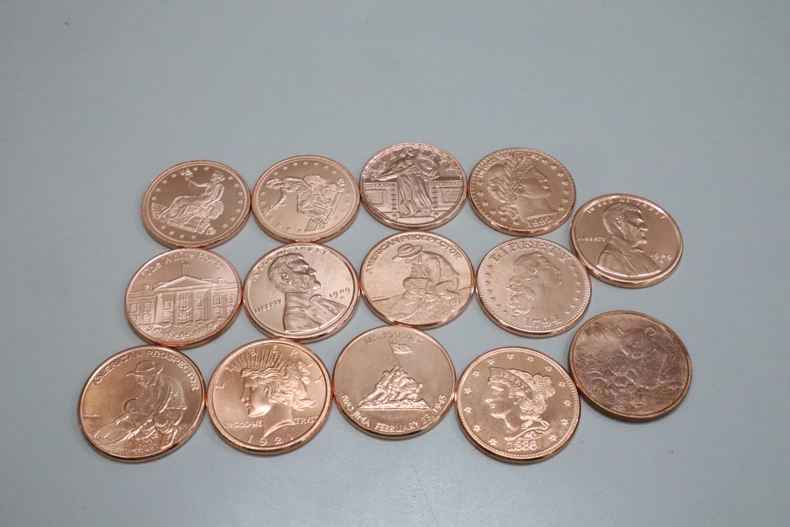 Copper Bullion Rounds
