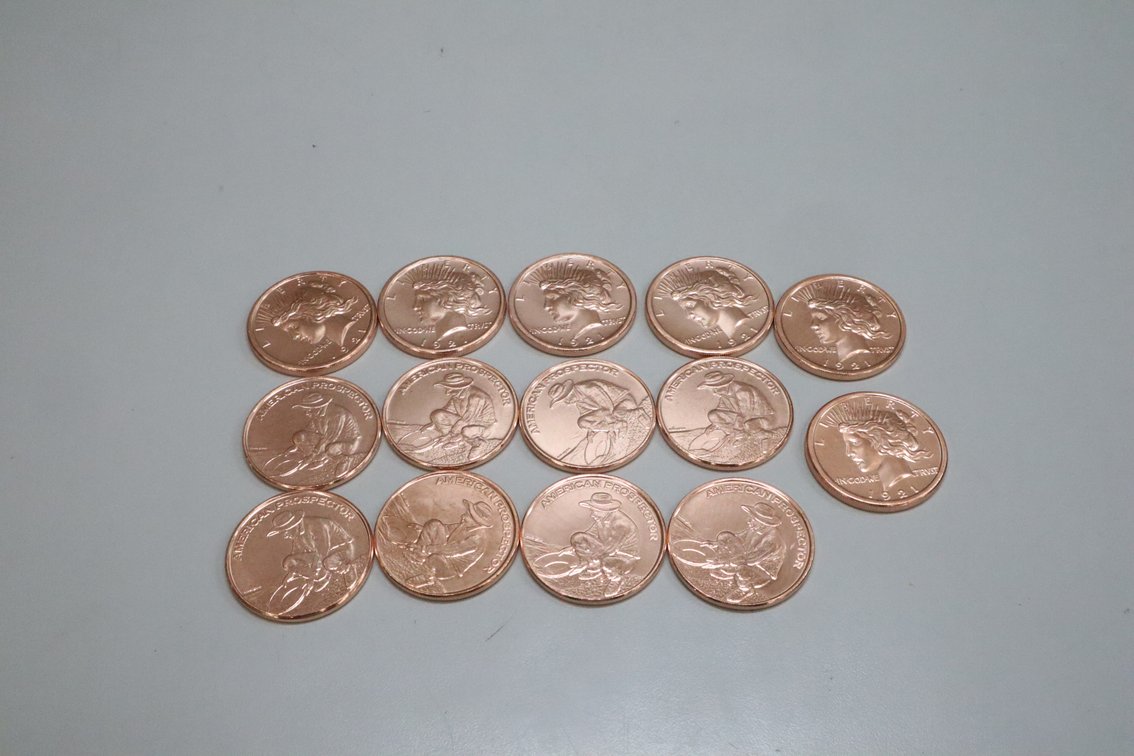 Copper Bullion Rounds