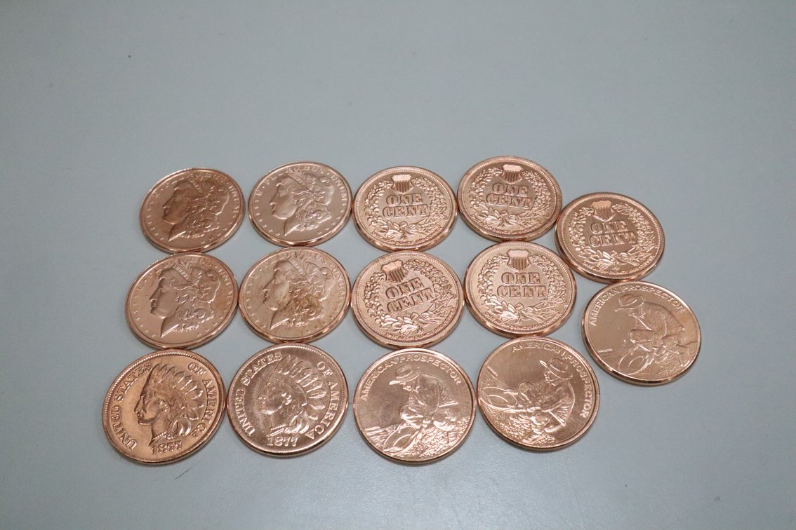 Copper Bullion Rounds