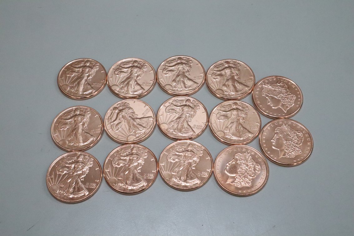 Copper Bullion Rounds