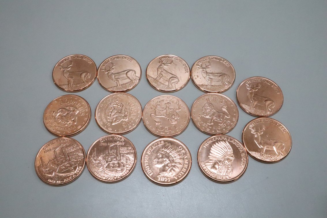 Copper Bullion Rounds