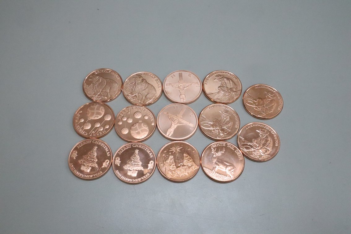 Copper Bullion Rounds