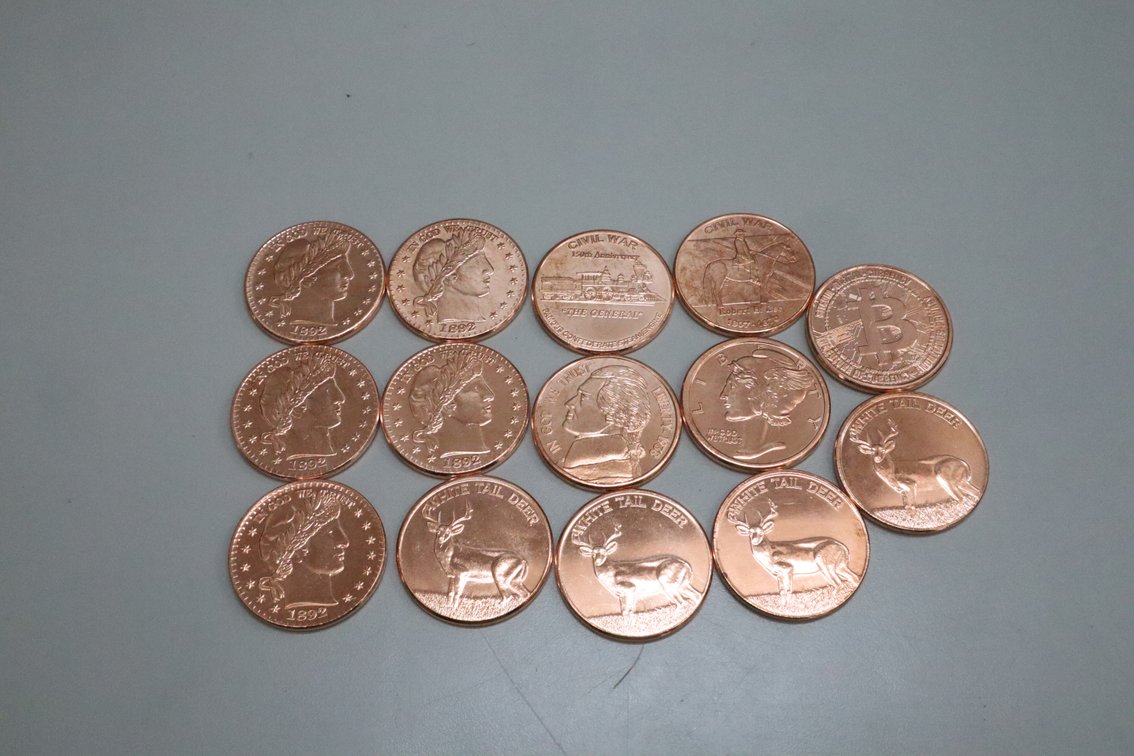 Copper Bullion Rounds