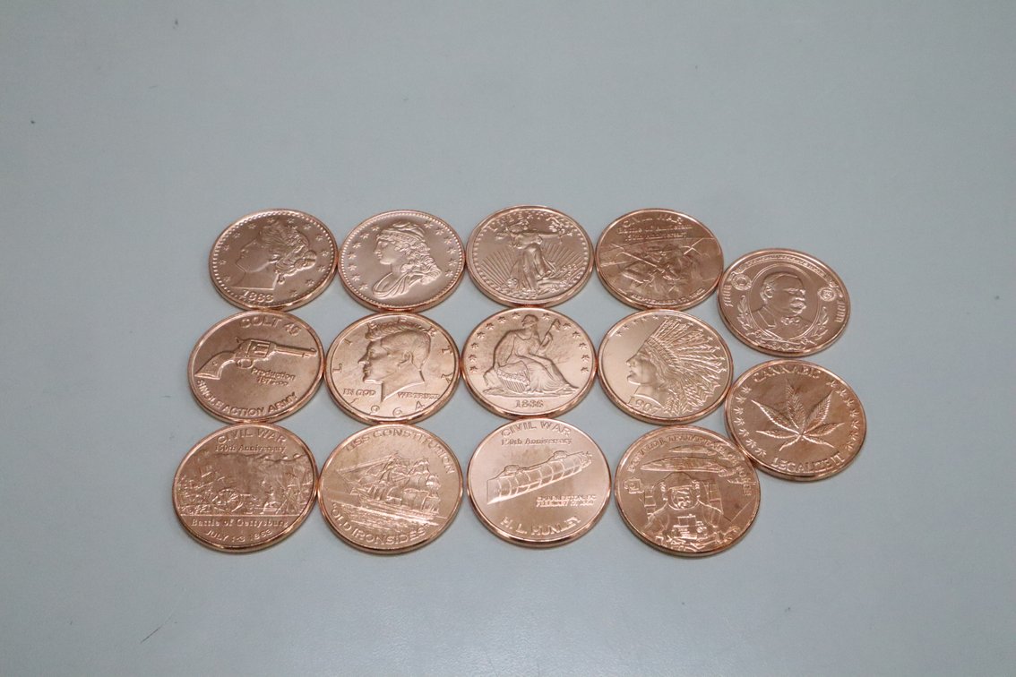 Copper Bullion Rounds