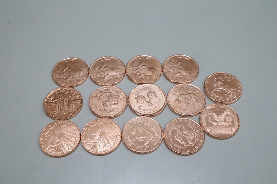 Copper Bullion Rounds