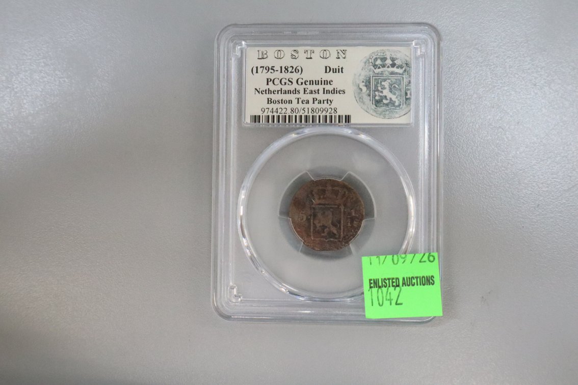 Netherlands East Indies Boston Tea Party Coin