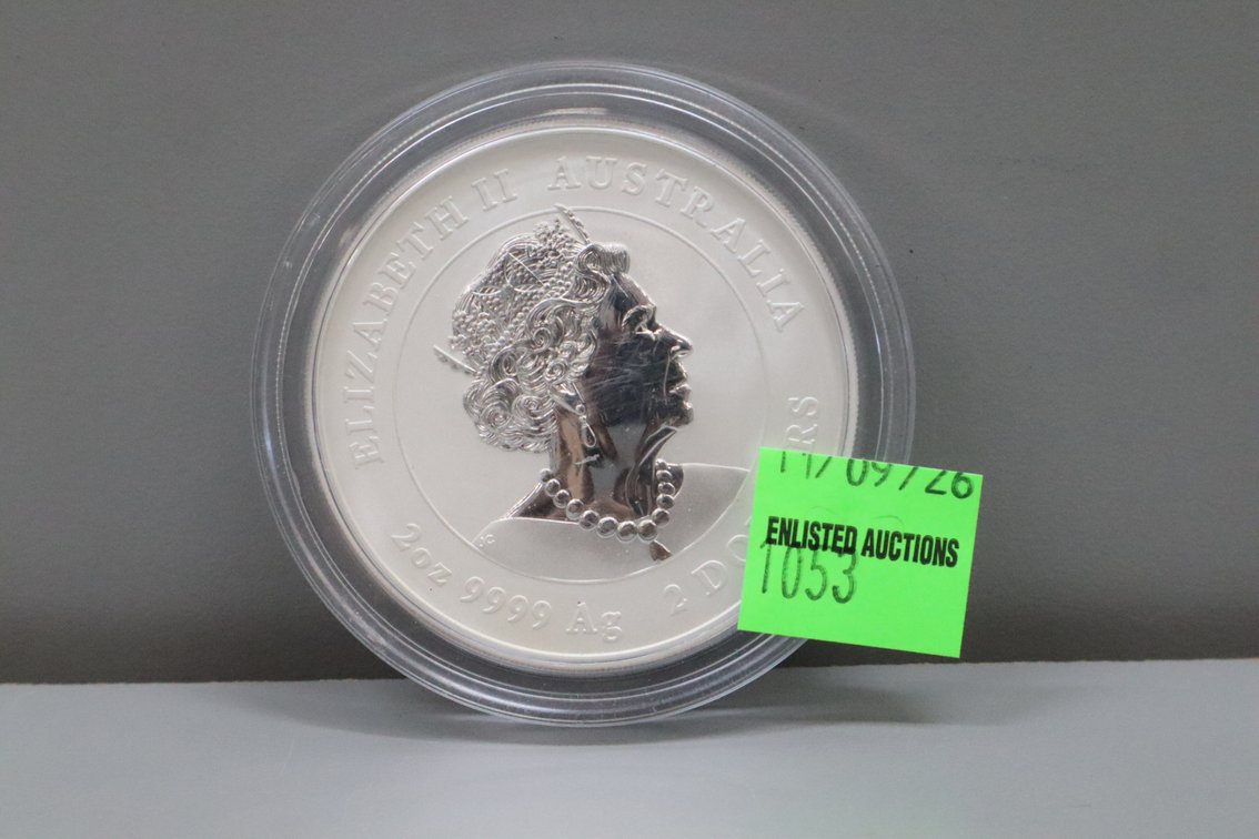 Elizabeth Ii Silver Dollar