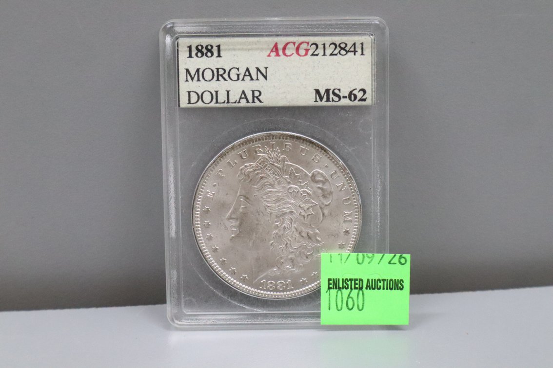 1881 Morgan Silver Dollar
