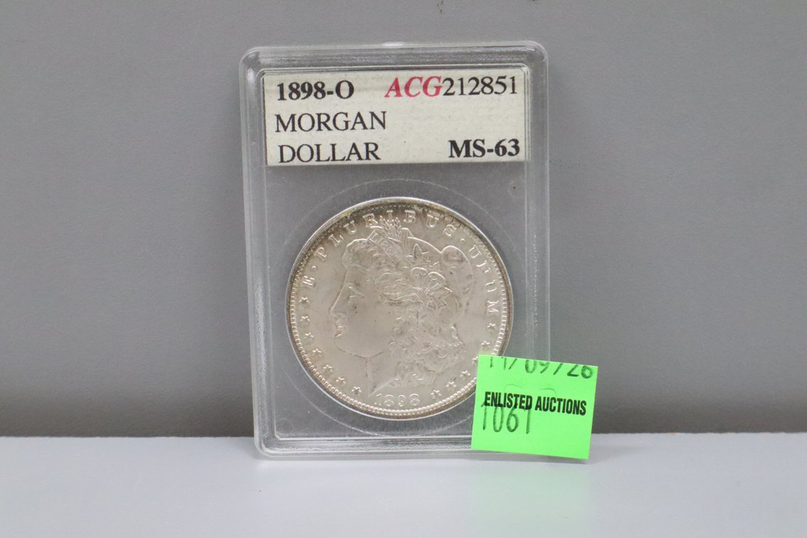 1898 – O Morgan Silver Dollar