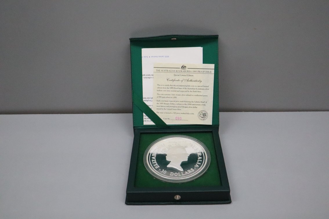 1995 Australian Kookaburra Silver Bullion