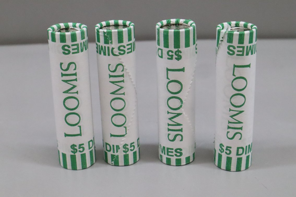 (4) Rolls of Dimes
