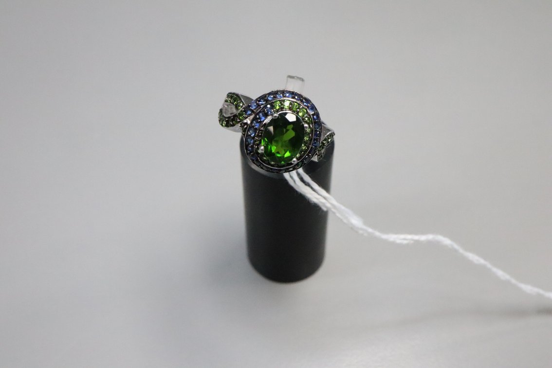 Russian Diopside Ring