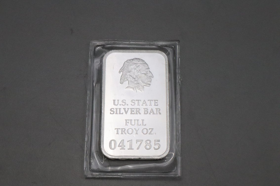 Us State Silver Bar
