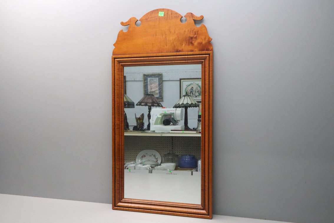 Tiger Maple Framed Mirror