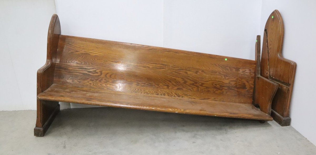 Oak Church Pew