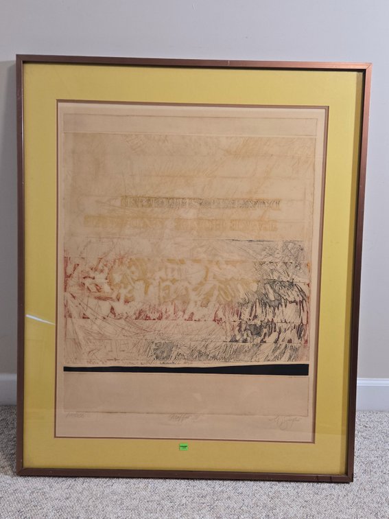 Signed/Numbered Abstract Print - William Zingaro