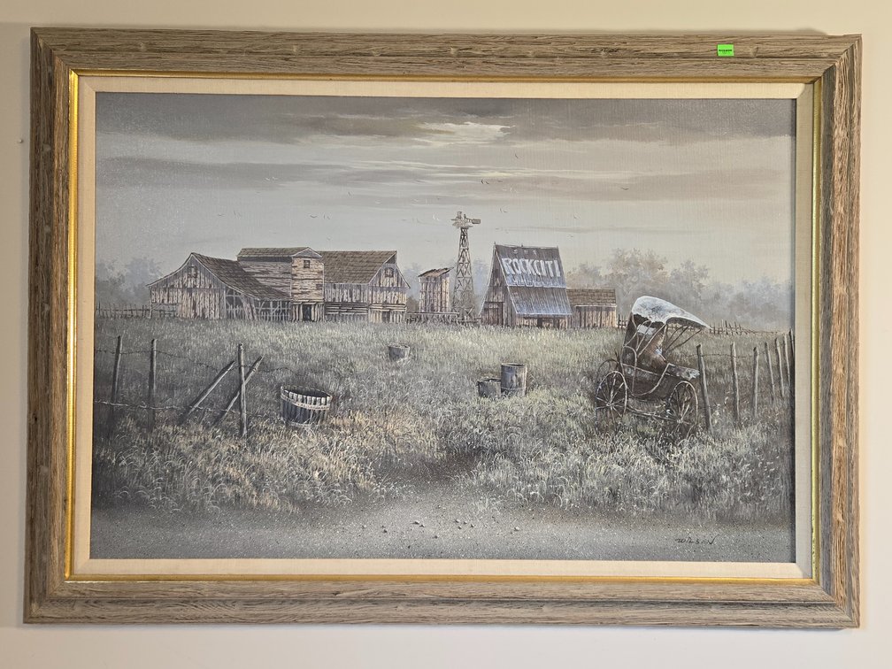 Oil on Canvas CountryScape - Wilson