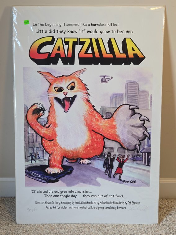 Poster (A/P 4/50) Signed in cellophane