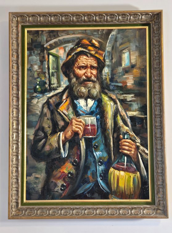 Oil on Canvas Portrait - Remo Capone