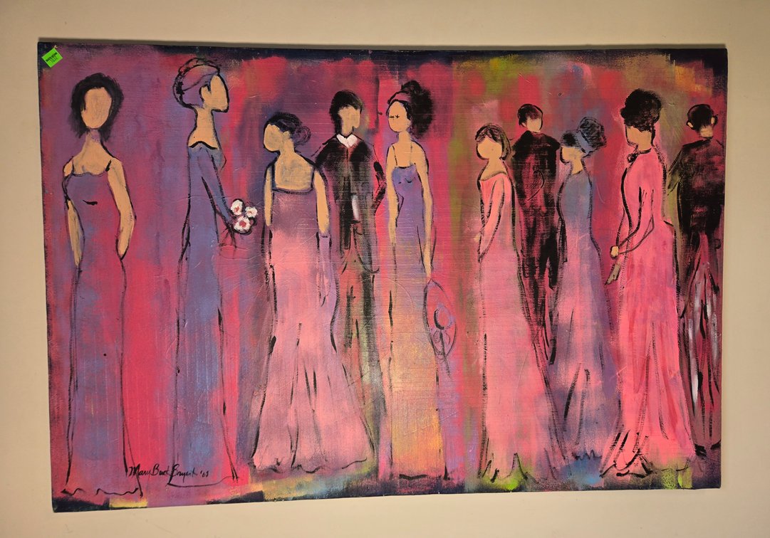 Oil on Boxed Canvas - Mary Buck Bryant