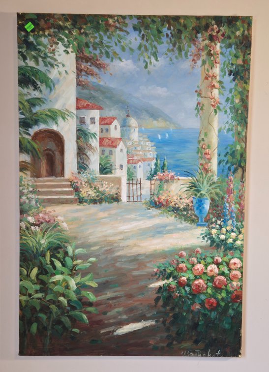 Oil on Boxed Canvas - Signed