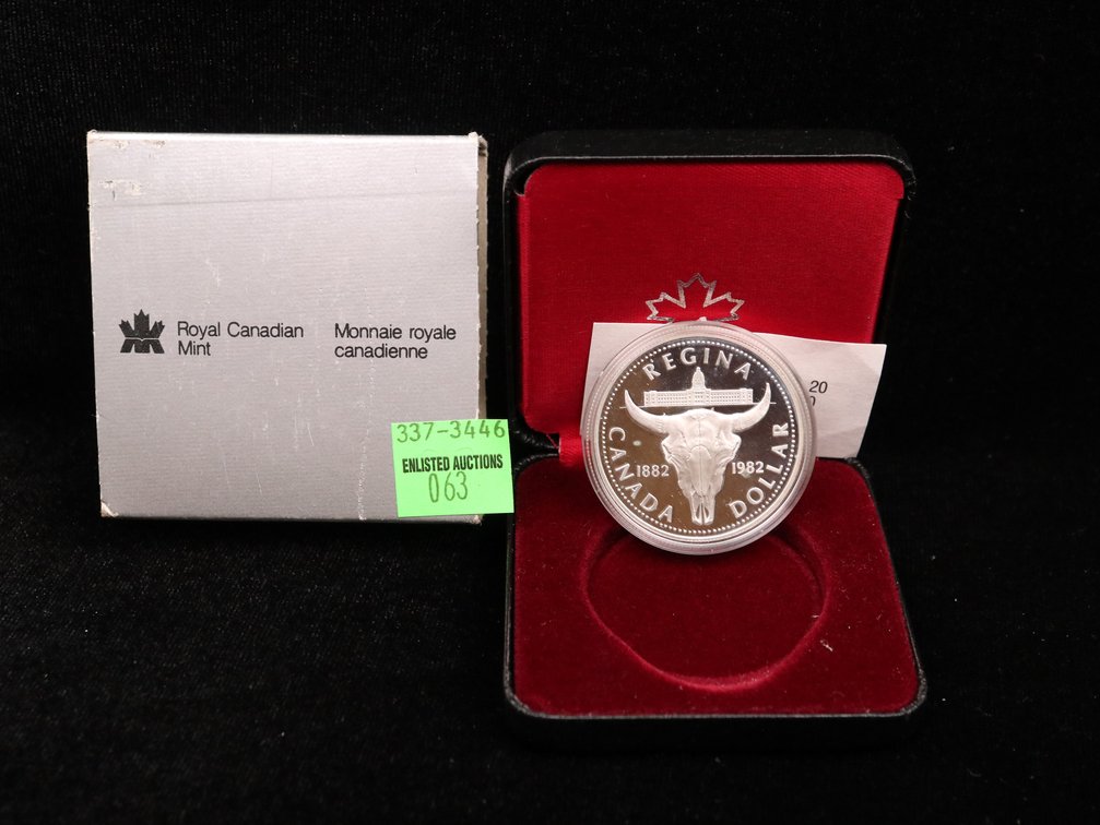 1982 Canadian Regina Commemorative Dollar