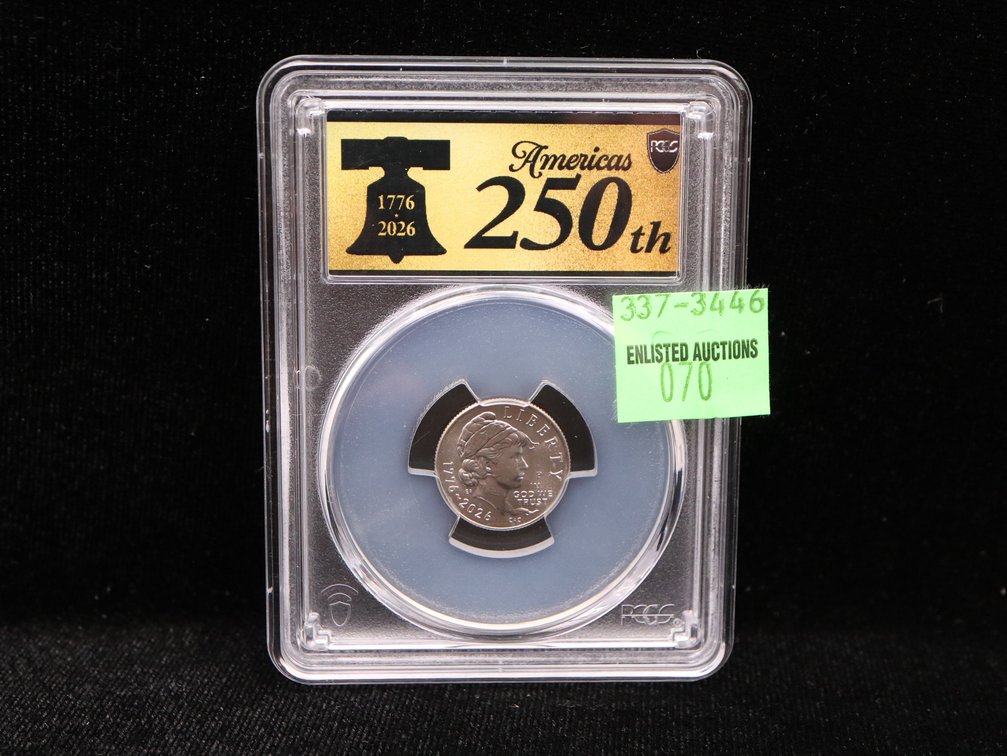 2026-P Emerging Liberty 250th Anniversary Dime PCGS MS65